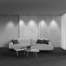 Потолочный светильник MAYTONI ALFA LED C064CL-5W2,7K-SQ-WB