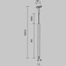 Трековый светильник MAYTONI SKIM LEVITY TR191-1-3W2,7K-M-BW