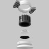 Встраиваемый светильник MAYTONI ROUND DL058-12W2,7K-TRS-W